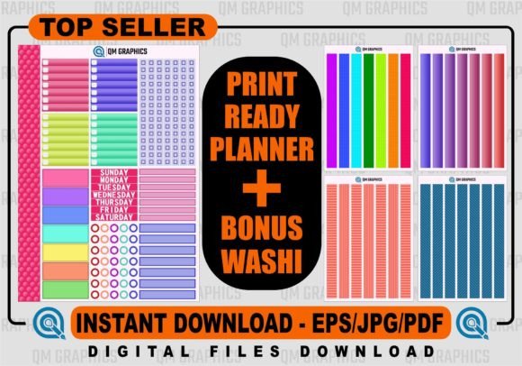 Download Print Ready Planner, Custom Planner, Soc - Planner Collection