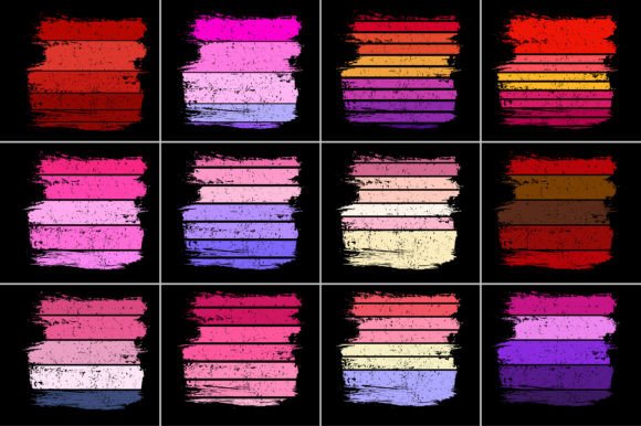 Download Valentine Brush Stroke Vintage Grunge - Valentine brush Collection