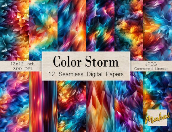 Download Modern 3D Rainbow Seamless Patterns - Seamless patterns Collection