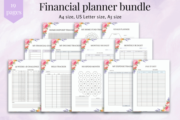Download Finance Planner Inserts, Planner Sheets - Planner Collection