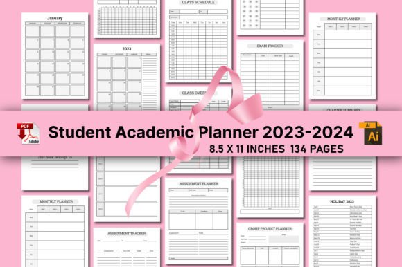 Download Student Academic Planner 2023-2024 - Planner Collection
