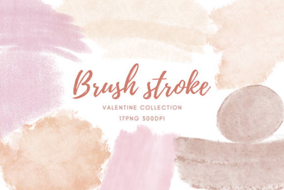 Download Valentine Brush Strokes Clipart - Valentine brush Collection