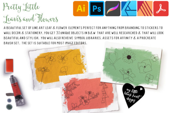 Download Pretty Little Leaves and Flowers - Flowers Collection
