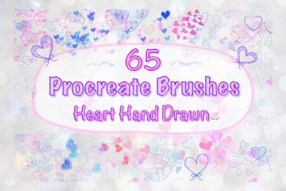 Download 65 Heart Valentine Brush Procreate. - Valentine brush Collection