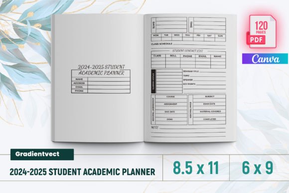 Download (KDP) 2024-2025 Student Academic Planner - Planner Collection