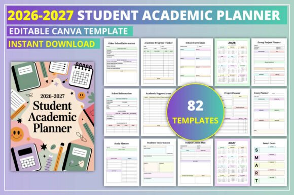 Download 2026-2027 Student Academic Planner - Planner Collection