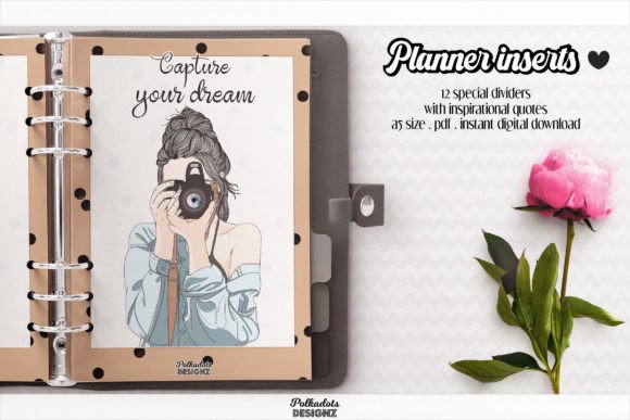 Download PLANNER INSERTS - BROWN DOTS THEME - Planner Collection