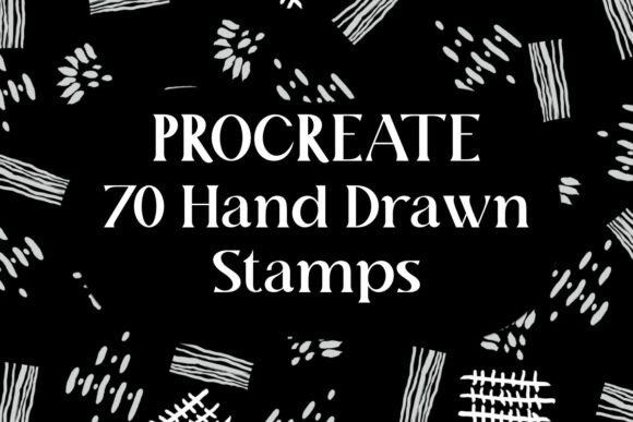 Download 70 Hand-Drawn Procreate Stamp Brushes - Procreate stamp brushes Collection