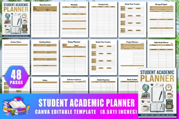 Download Student Academic Planner - Planner Collection