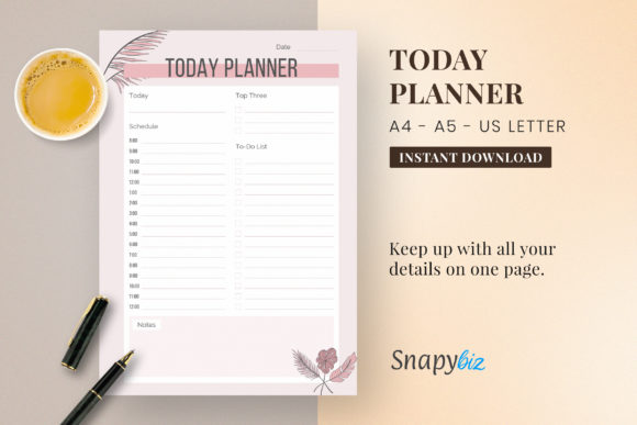 Download A4 Daily Planner | Planner Inserts - Planner Collection