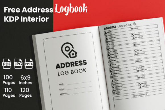 Download Free Address Log Book - KDP Interior - Kdp interior Collection