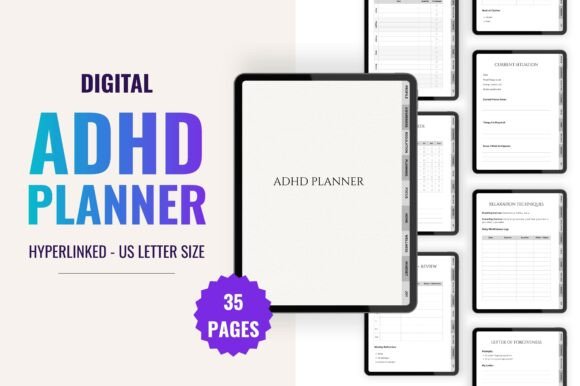 Download ADHD Digital Planner | GoodNotes - Planner Collection